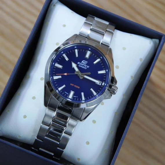 Годинник наручний чоловічий класичний оригінальний Японія Casio Edifice EFV-100D-2AVUEF (модуль 5507) | Зображення 2