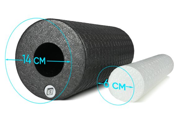 Масажний ролик EasyFit LightWeight 33х14 см з масажером для стоп 33х6 см (EF-2035-1) | Зображення 2