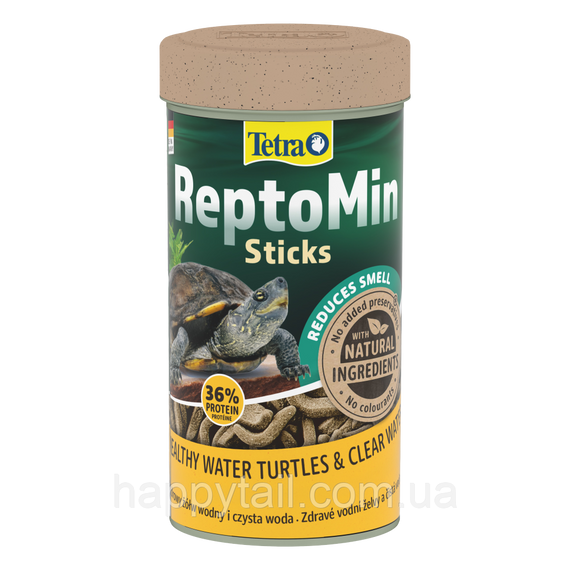 Корм для водных черепах Tetra ReptoMin Sticks — Основной рацион в палочках, 250 мл | Зображення 4