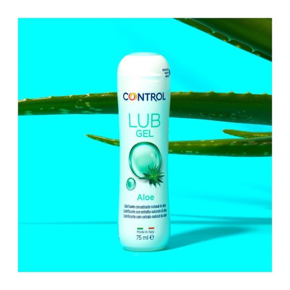 Лубрикант на водній основі з алоє CONTROL ALOE 75 ML Sex Aura | Зображення 1