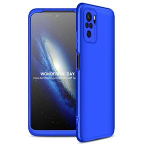Чохол GKK 360 градусів для Xiaomi Redmi Note 10 Pro колір Синій