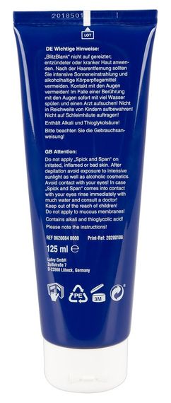 Крем для депіляції - BlitzBlank Depilation Cream, 125 мл | Зображення 2