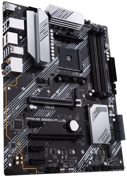 Материнcька плата ASUS PRIME B550-PLUS sAM4 B550 4xDDR4 M.2 HDMI DP ATX (90MB14U0-M0EAY0) | Зображення 2