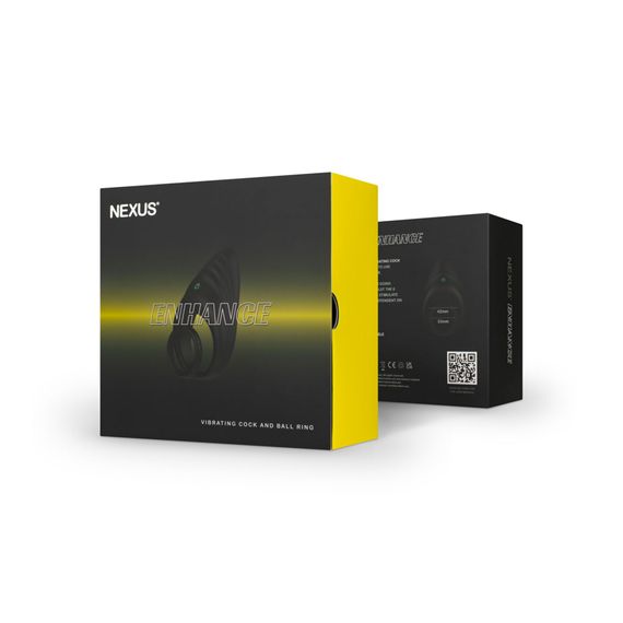 Ерекційне віброкільце Nexus Enhance Vibrating Cock and Ball Ring, подвійне | Зображення 5