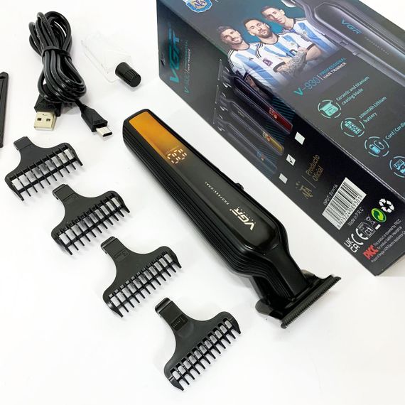 Электрическая машинка для стрижки с насадками VGR, Машинка для стрижки волос и бритья NZ-43 | Зображення 6