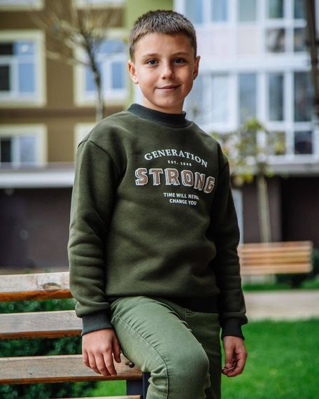 Світшот для хлопчика (підлітковий) Носи своє 122 Зелений (p-5440-91748) | Зображення 7