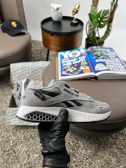Кросівки R1e1ebok Classic Leather Hexalite Grey Black White , В'єтнам 44 28 | Зображення 5