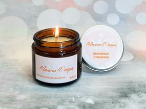 Масажна свічка "Грейпфрут і кориця" 60 мл. Олія для масажу, олія для тіла