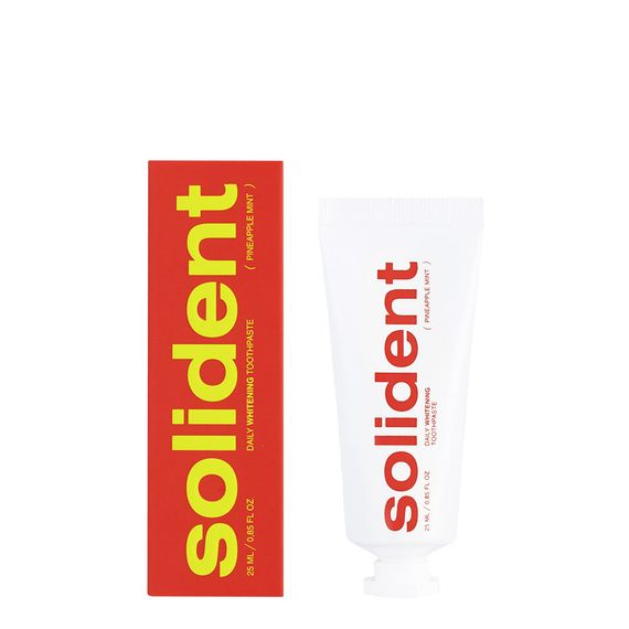 Щоденна відбілююча зубна паста Solident Pineapple mint, зі смаком ананаса і м'яти, 25 г