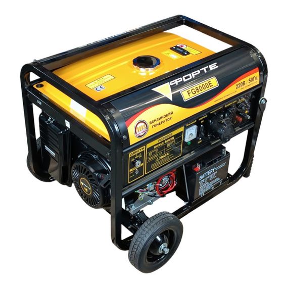 Генератор бензиновий 6 кВт Форте FG8000E | Зображення 4