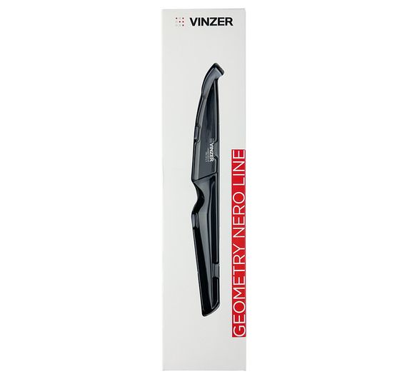 Нож для овощей Vinzer (Винзер) Geometry Nero Line 8.9 см (50299) | Зображення 1