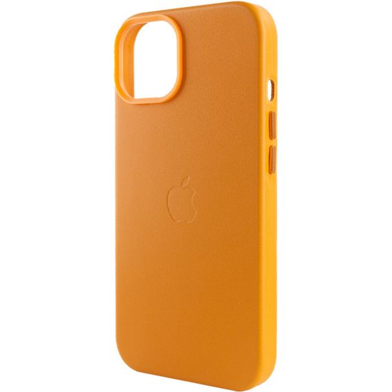 Шкіряний чохол Leather Case (AA Plus) with MagSafe для Apple iPhone 14 (6.1") | Зображення 5