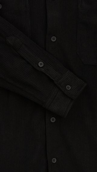 Сорочка кежуал однотонна чоловіча GENUA G01218-0002 3XL Чорний shop (2000999467462) | Зображення 2