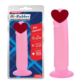 Фалоімітатор реалістичний Chisa Hi-Rubber Dildo Expansion на присоску, рожевий sexstyle