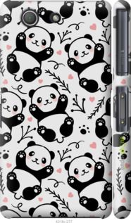 Чохол на Sony Xperia Z3 Compact D5803 Панди "4318c-277-2448"
