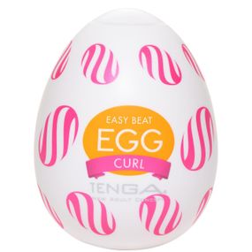 Мастурбатор-яйцо Tenga Egg Curl с рельефом из шишечек Sex Aura