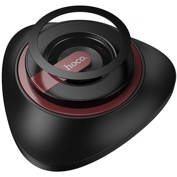 Автодержатель Hoco H90 Tower magnetic (dashboard) Black / Red | Зображення 4