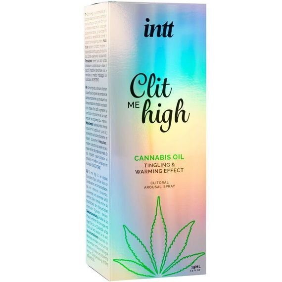 Збуджувальний гель для клітора Intt Clit Me On High Cannabis Oil 15 мл, сильна стимуляція Sex Aura | Зображення 2