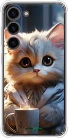 Чохол на Samsung Galaxy S23 Білий кіт "5646sp-2907-2448"