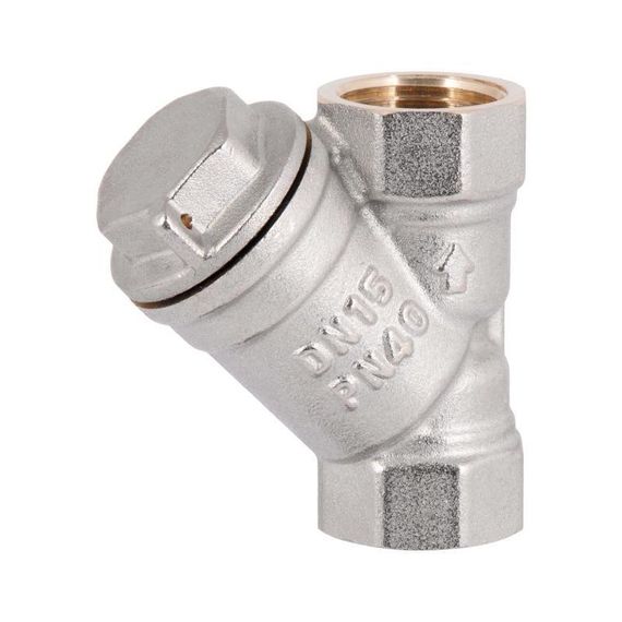 Фільтр грубого очищення Thermo Alliance Standart 1/2" В нікель для води косий TAS124W15