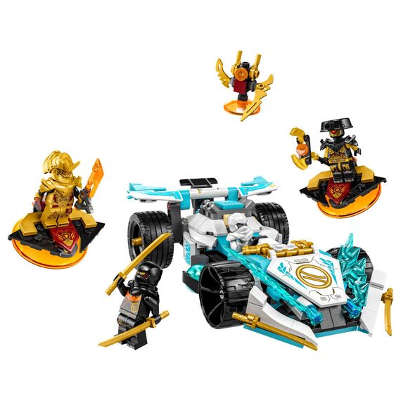 Конструктор LEGO Ninjago Суперсила дракона Зейна автомобіль для перегонів спін-джитсу 307 деталей (71791) | Зображення 1