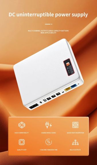 Блок безперебійного живлення 20800mAh 18W UPS для роутера, оптичного терміналу (ONU), камер відеоспостереження | Зображення 1