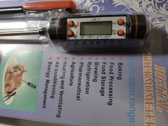 Харчовий термометр для м'яса випічки молока з цифровим дисплеєм