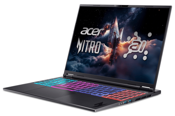 Ноутбук Acer Nitro 16S AI AN16S-61-R1WP (NH.QXVEU.002) Obsidian Black | Зображення 2