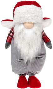 М'яка іграшка «Гномик Red&Grey» 20х12х32см