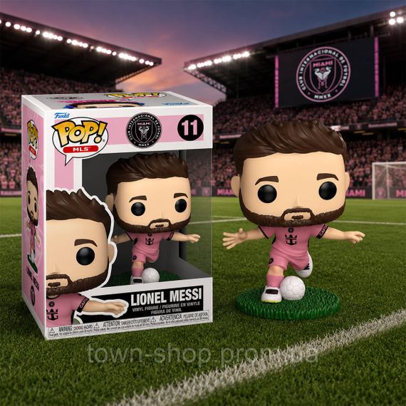 Игровая фигурка Funko POP! серии Футбол: Интер Майами - Лионель Месси (розовая форма) | Зображення 2