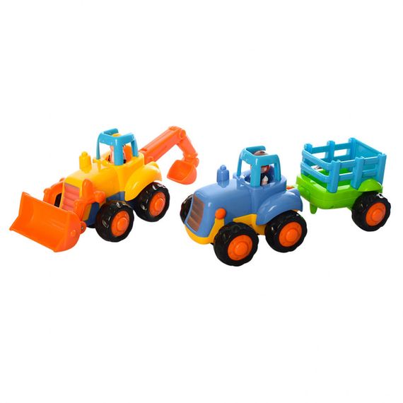 Набір іграшкових машинок Будтехніка 326m інерційні | Зображення 3