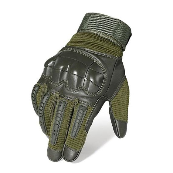 Рукавиці тактичні Primo Profi повнопалі, сенсорні, розмір L - Army Green