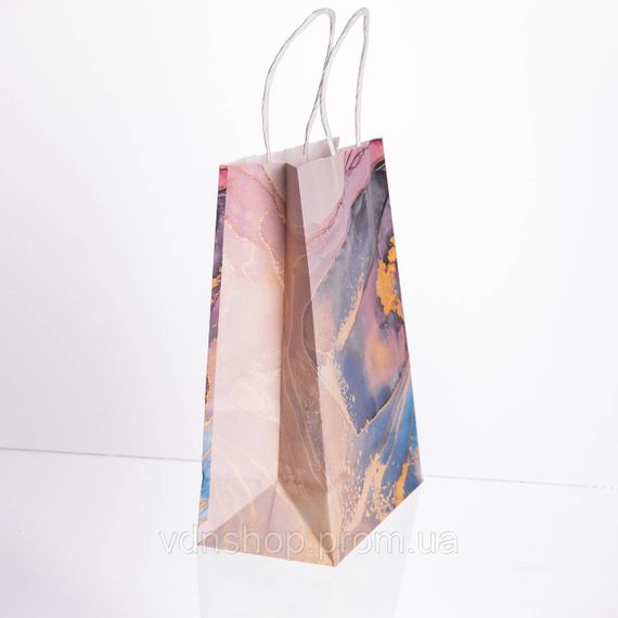 Набір подарункових пакетів з паперу 12 шт 15×8×21 см Фіолетовий HP-10359-22V | Зображення 2