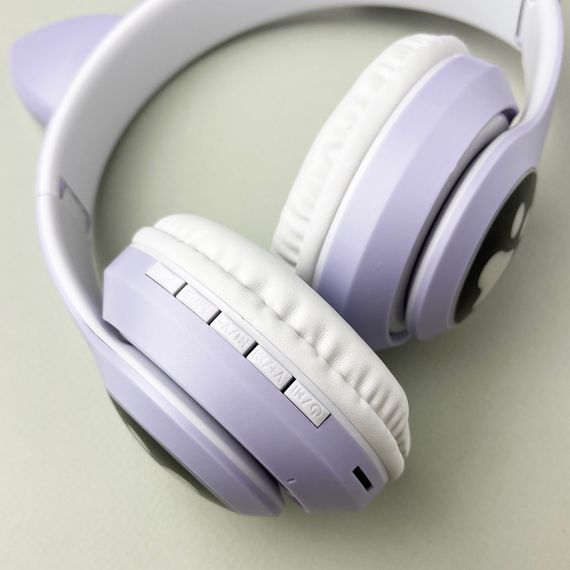 Бездротові навушники Cat Ear RGB STN-28 (Бузковий) | Зображення 5
