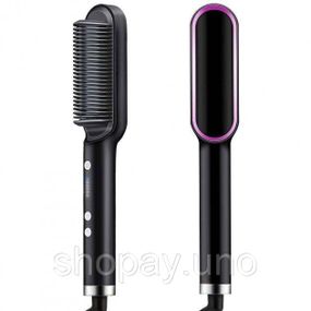Розчіска – випрямляч Hair Straightener 909B для випрямлення волосся • Праска щітка з турмаліновим покриттям