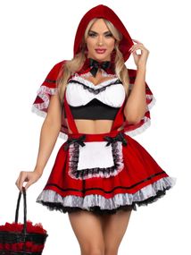 Костюм Красной Шапочки Leg Avenue Flirty Miss Red Top and Skirt M
