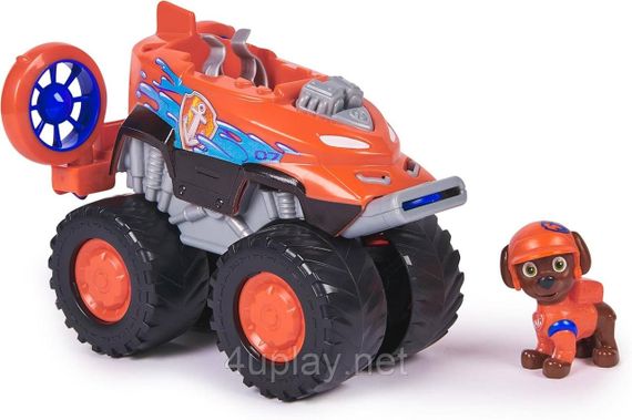 Paw Patrol Rescue Wheels Рятувальний монстр-трак з водієм Зума серії Мега колеса Щенячий патруль Оригінал | Зображення 3