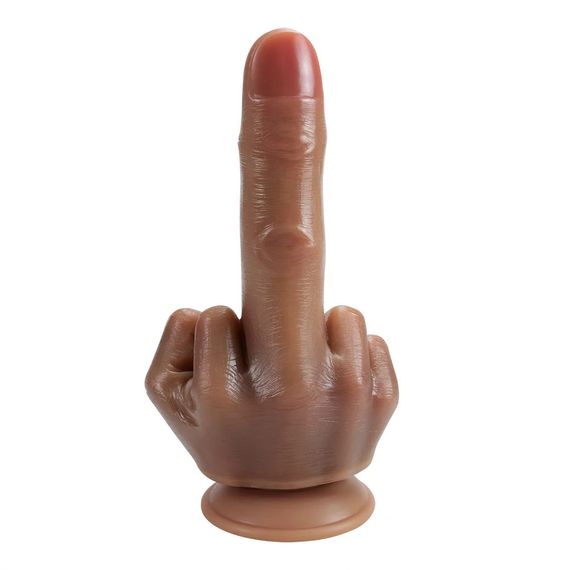 Большой фаллоимитатор для фистинга Dildo Middle Finger 210*37 mm