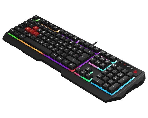 Клавіатура ігрова B135N Bloody, USB, чорна | Зображення 2