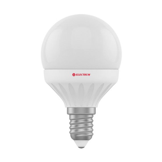 Лампа Світлодіодна куля LB-12 7W E14 2700K АЛЮМОПЛАСТ. КОРП. A-LB-0435