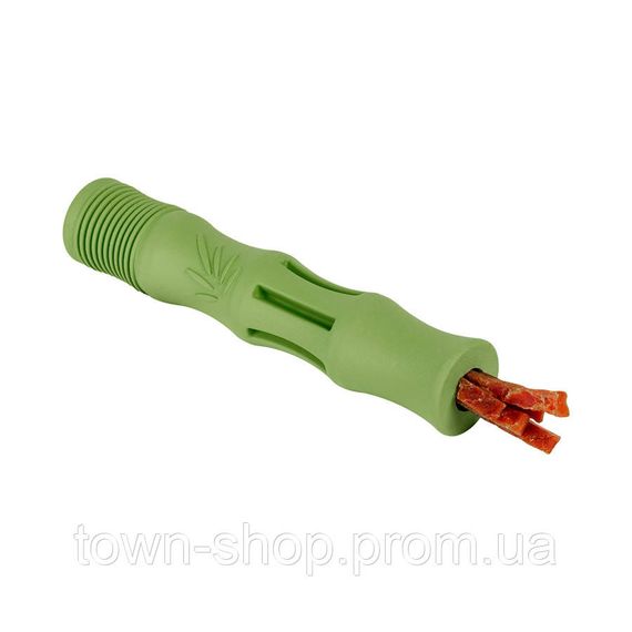 Игрушка для собак WAUDOG Fun Natural Палка, биоразлагаемая резина, 18 см, зеленая | Зображення 1
