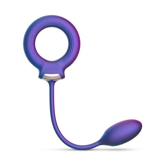 Ерекційне віброкільце з віброяйцем Hueman - Eclipse Anal Vibrator | Зображення 1