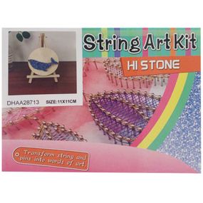 Детский набор для творчества стринг-арт "Кит" YG0115(28713) деревянная основа