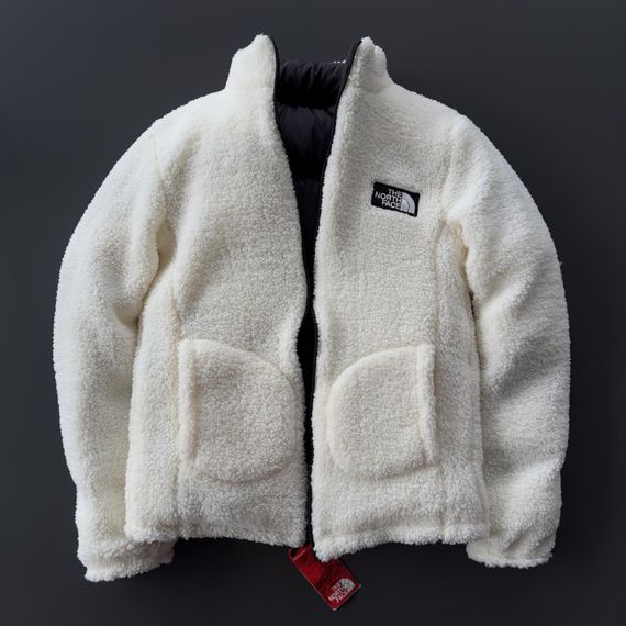 Двостороння куртка унісекс The North Face чорна плащівка та біла тедді | Зображення 5