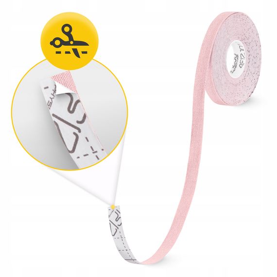 Стрічка кінезіологічна (кінезіо тейп) 4FIZJO 1 см x 5 м Light Pink (P-5905973400794) | Зображення 3