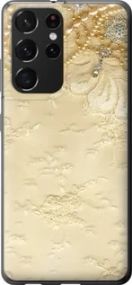 Чохол на Samsung Galaxy S21 Ultra (5G) Мереживний орнамент із пластику FCh_019203