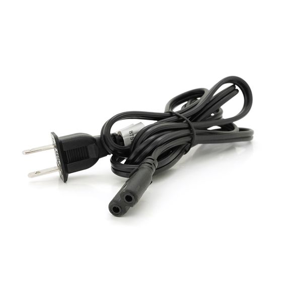 Кабель живлення CN 1.5m, 0.5mm, PC-184/2 A-C7 2 pin (американський роз'єм), Black, OEM Q50
