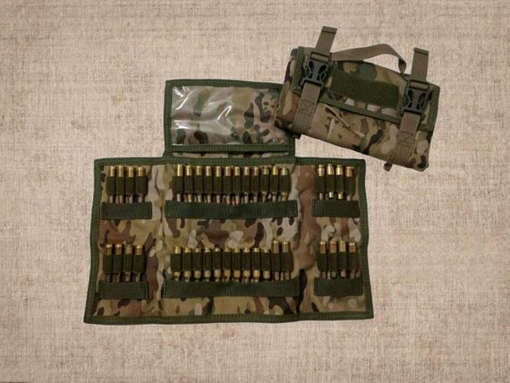 Патронташ для 308 Win, 6.5 Cr, 243  на 40 патронів з Molle перенесення і зберігання на моллі