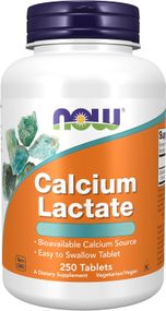 Кальций NOW CALCIUM LACTATE 250 TABS