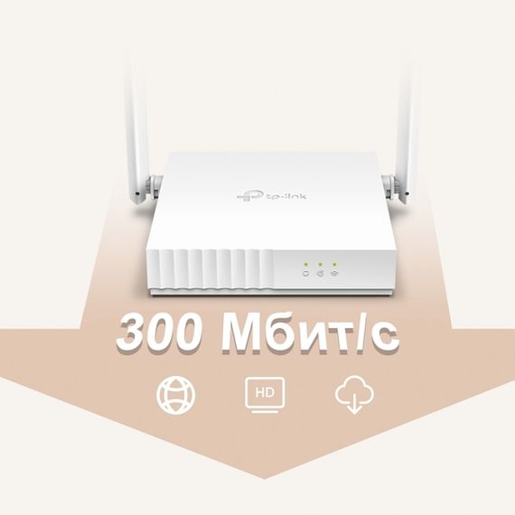 Бездротовий маршрутизатор TP-Link TL-WR820N Router (v2) 300M Wireless (2-Antenna) | Зображення 3
